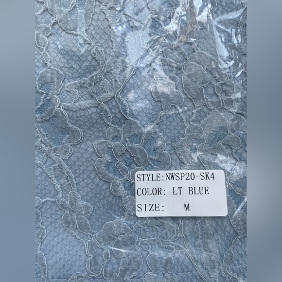 New Naked Wardrobe Women Blue High Mini Skirt Size Medium - Picture 6 of 11